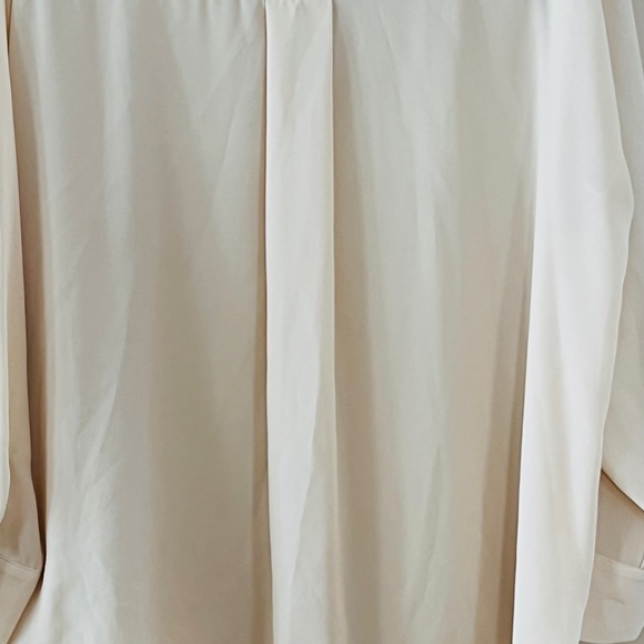 NWOT Zara Beige Button Up Blouse Size Small - Picture 8 of 11